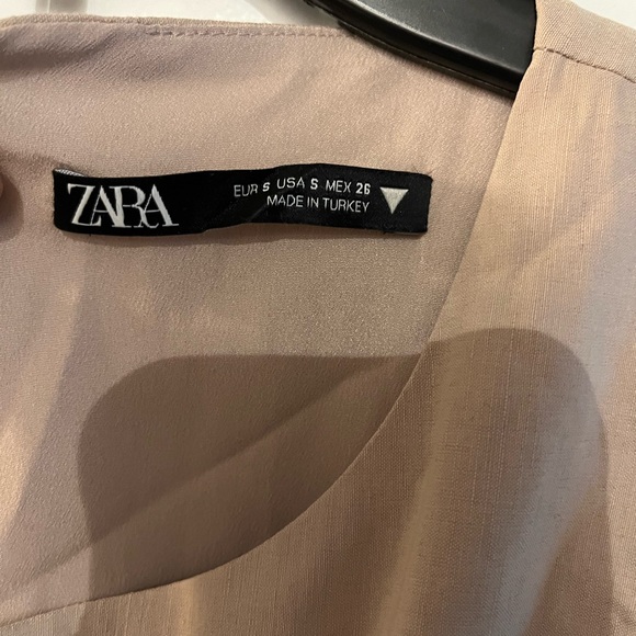 Zara Beige Mini Dress - Picture 3 of 3